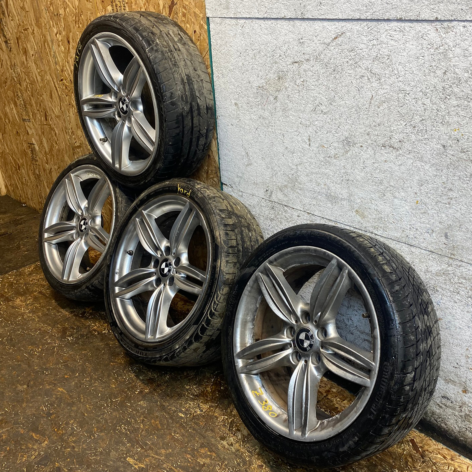 11-16 Bmw 528 535 550 F10 Wheel Rim Style 351 19X9j 5 Double Spoke Set Of 4 Oem