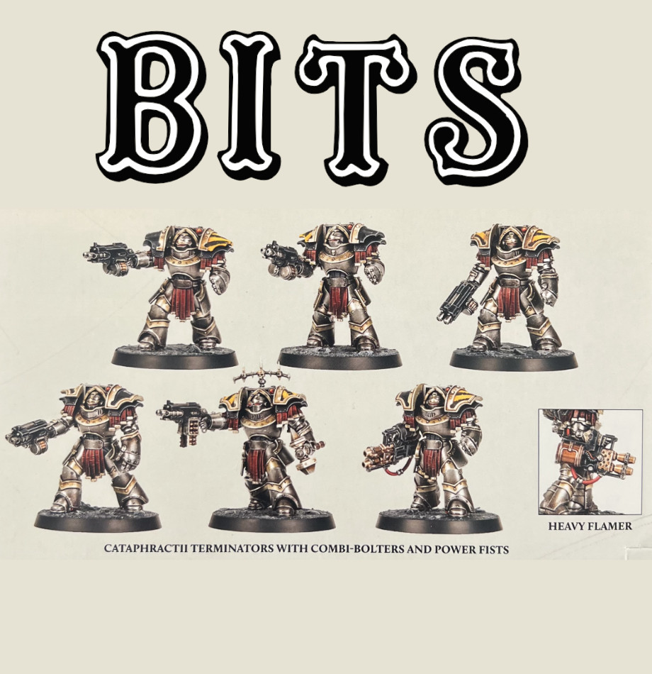 Horus Heresy Space Marine Cataphractii Terminators Bits Combi Bolters Power Fist
