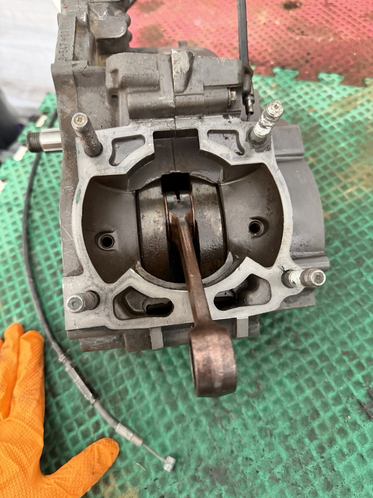 1999 07 KTM 125 250 SX 125SX Engine Crankcase Set Carter Block Half Bottom End