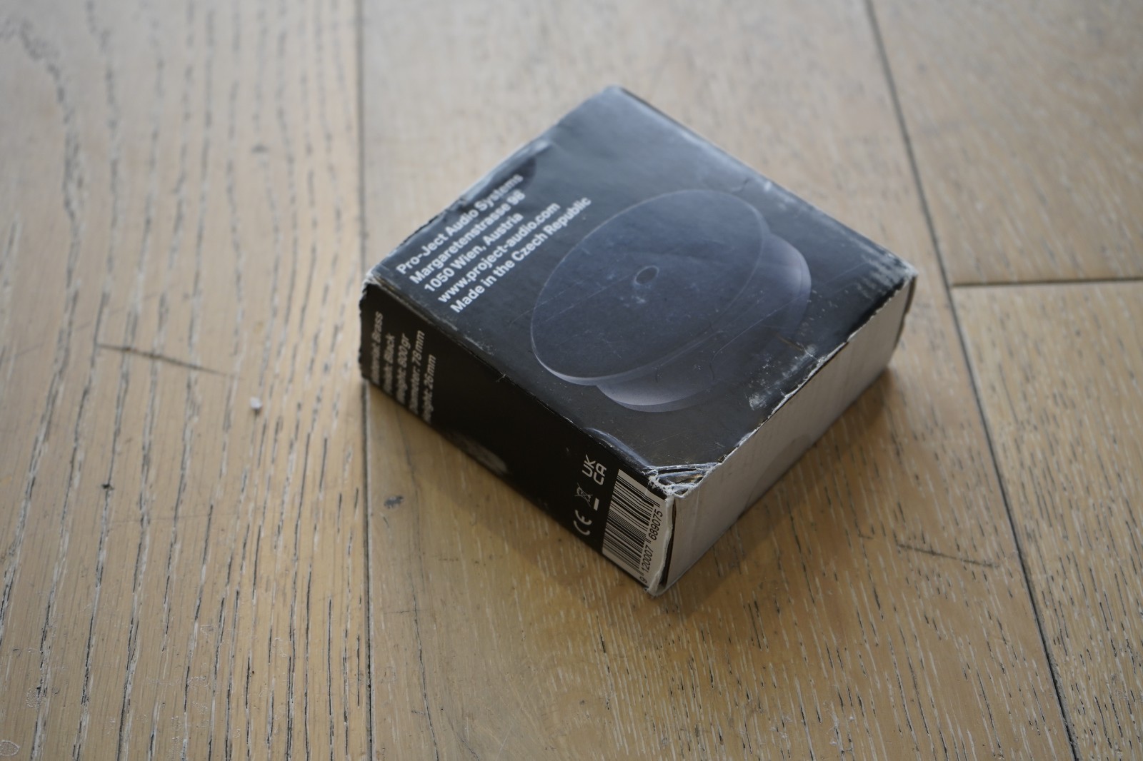 Pro-Ject Record Puck, Black, Brass