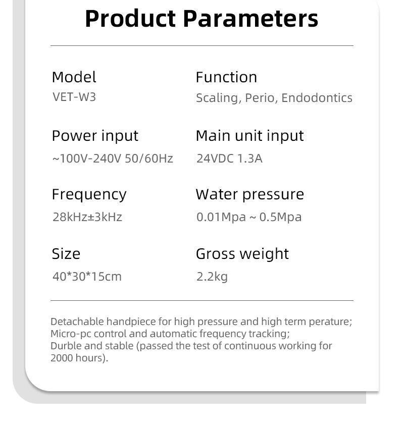 Dental Ultrasonic Piezo Scaler Handpiece Tip Bottles Fit EMS Cavitron Woodpecker