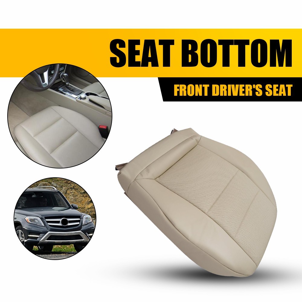 Fits 2008-15 Mercedes Benz GLK250 GLK350 Driver Bottom Leather Seat Cover Tan EK