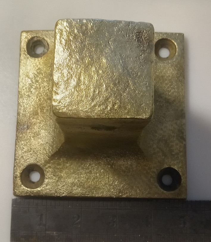 Antique Bronze Mooring Bit / Sampson Post / Bollard / Cleat