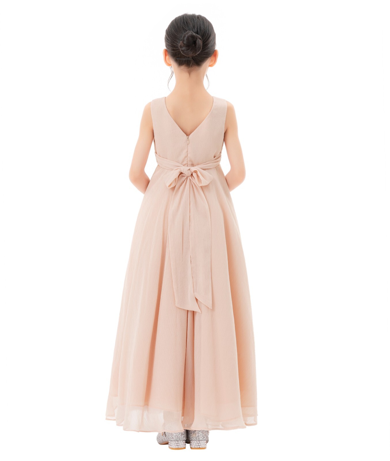 Wedding Chiffon Flower Girl Dress Ruffled Chiffon Dress Formal Dress for Toddler