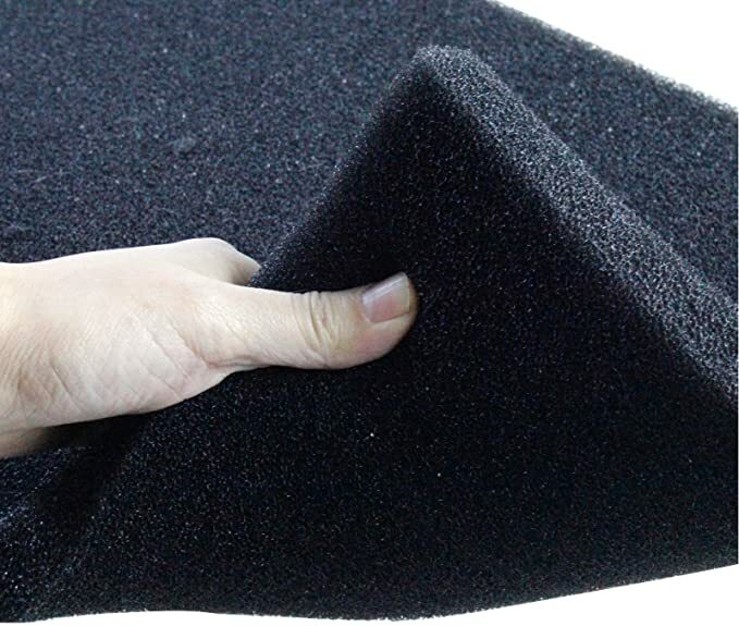 12" x 72" x1" Aquarium Bio Sponge Filter Pad Cut-to-Fit Open Cell Foam Fish Sump