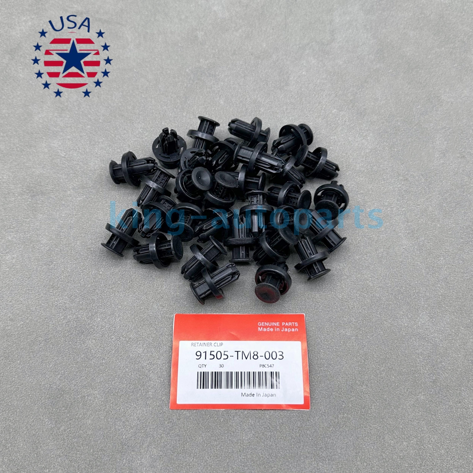 OEM! 30PCS NEW FOR HONDA BUMPER / UNDER COVER RETAINER CLIP 91505-TM8-003 US