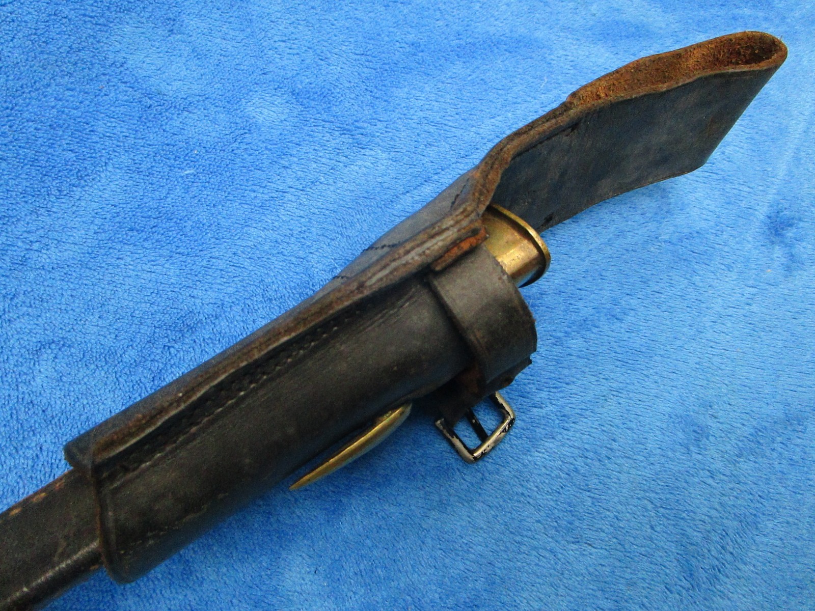 ORIGINAL ANTIQUE 19TH CENTURY US M1867 PEABODY SOCKET BAYONET AND SCABBARD
