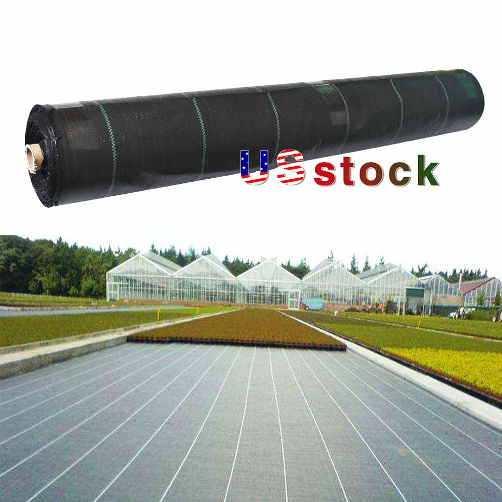 Heavy Duty Weed Barrier Fabric Woven Earthmat Ground Cover Landscape 3.2 OUNCE