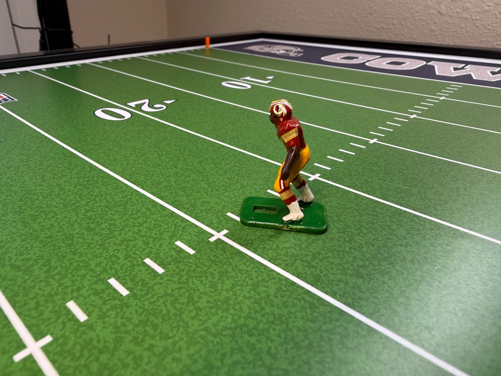 electric football figures Hand Painted Vintage Washington Redskins Home Jersey