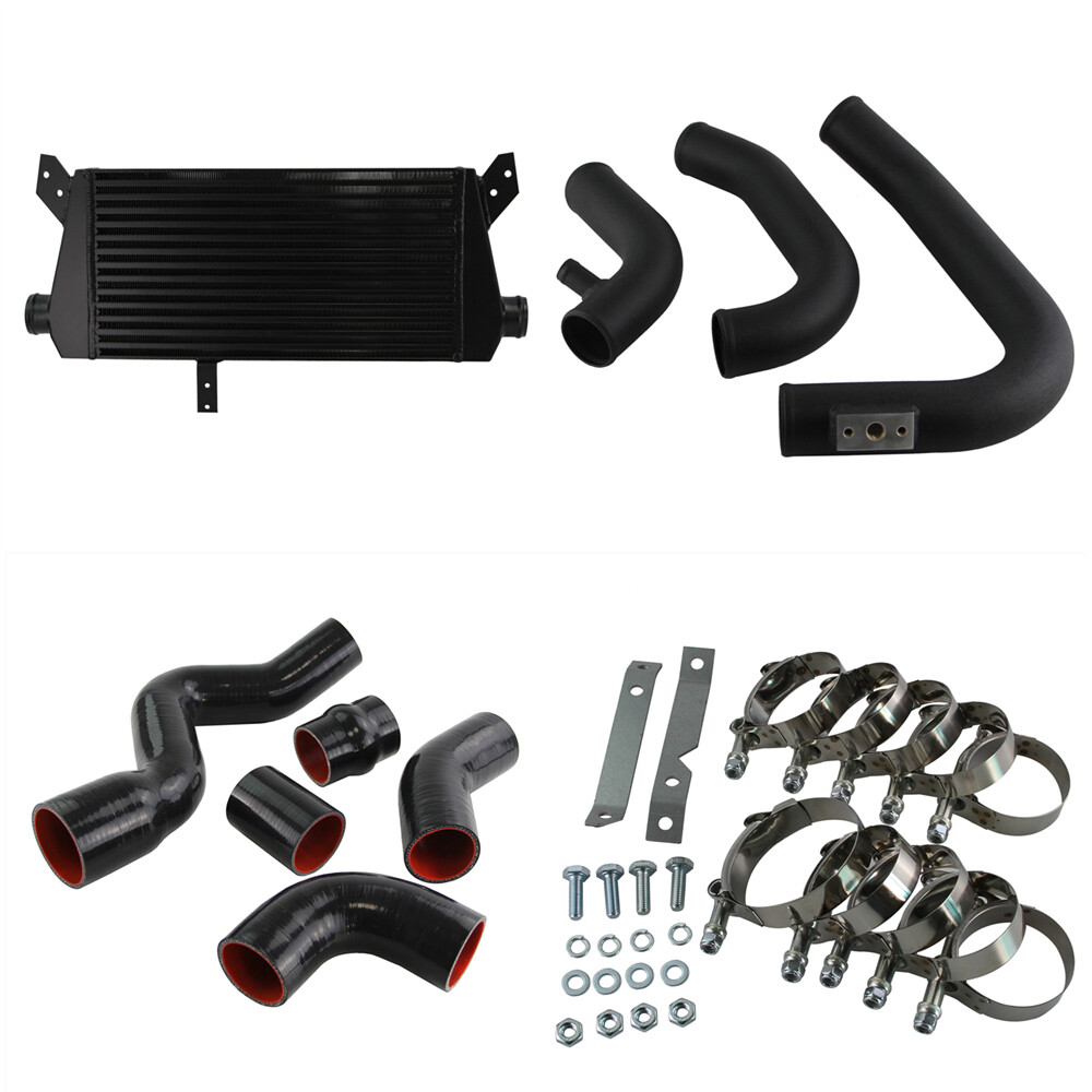 Front Mount Intercooler Pipe Kit For Audi A4 1.8T Turbo B6 Quattro 02-06 Black