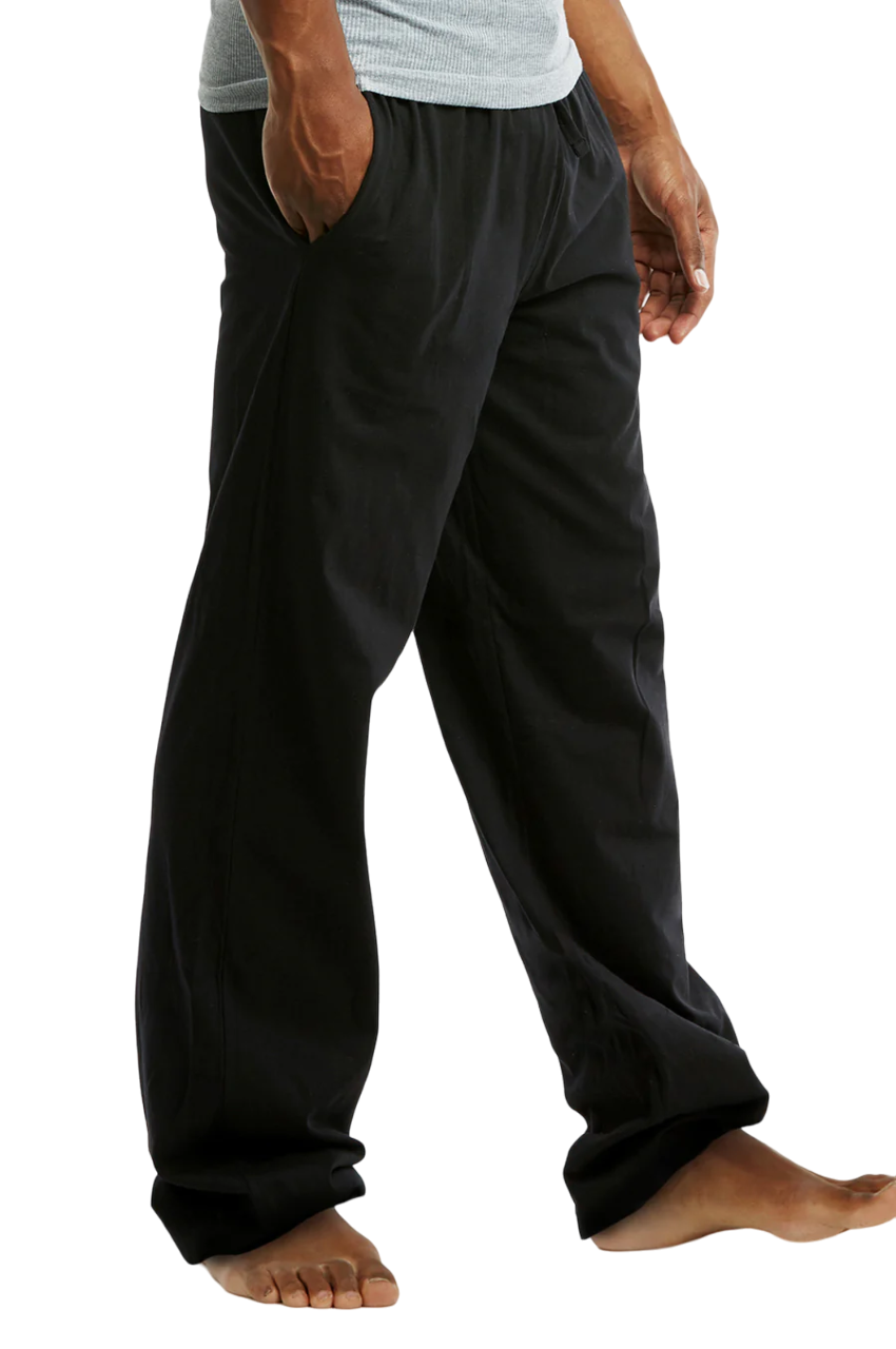 Mens Cotton Comfy Causal Lounge Sleep Pajamas PJ w/ Pockets Knit Pant S M L XL