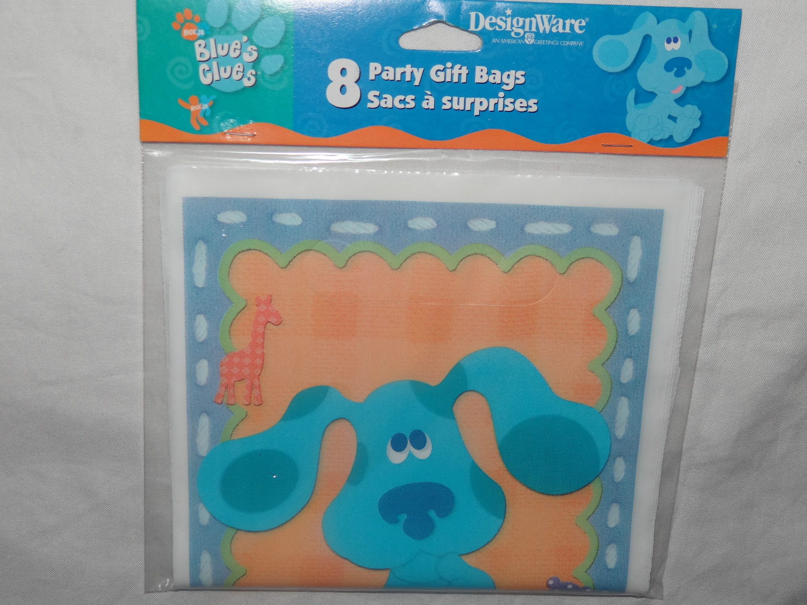 NEW BLUES CLUES 1ST BIRTHDAY  8 LOOT BAGS  PARTY SUPPLIES