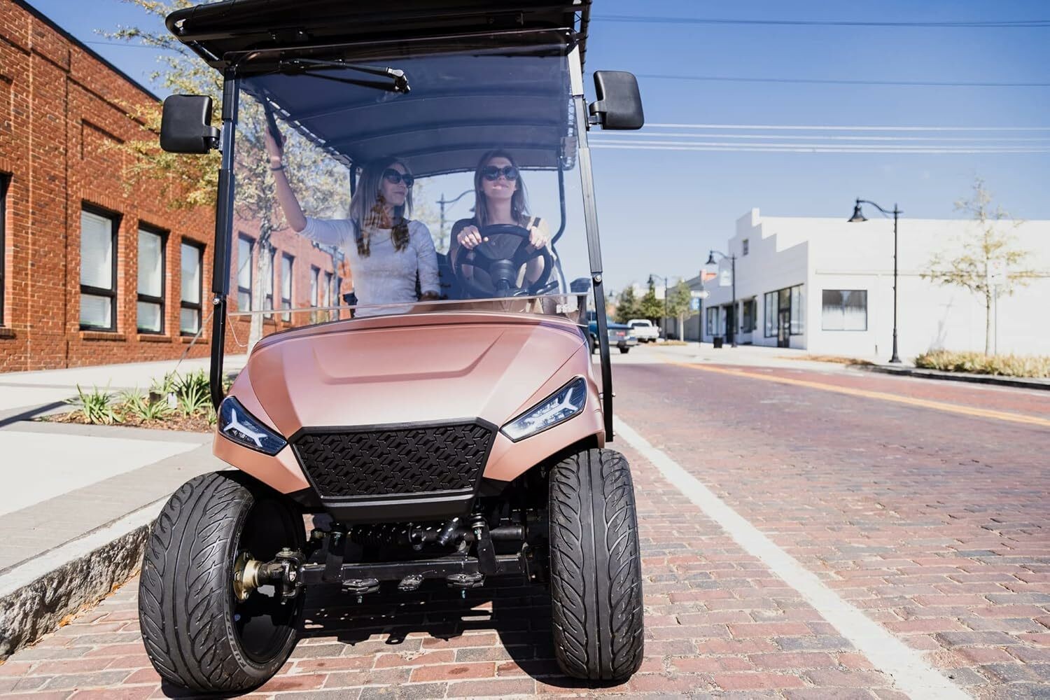 Set of 4 Golf Cart Street Tires 255/45-R14 GTW Fusion GTR Steel Belted Radial