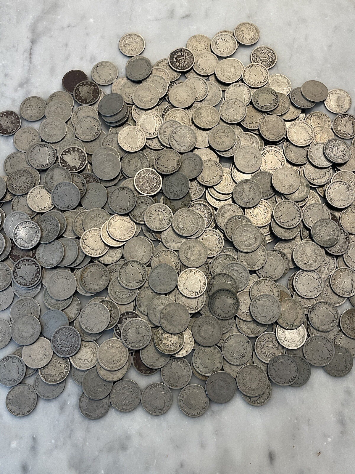 [Lot of 40] V Nickels Liberty Head - Full Readable Dates - Choose How Many Lots!