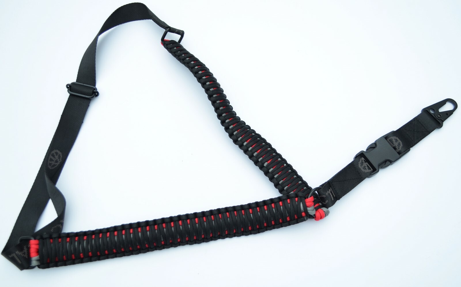 550 Paracord Rifle Gun Bow Shotgun Tactical Sling 1 Point w/QD BLACK WIDOW