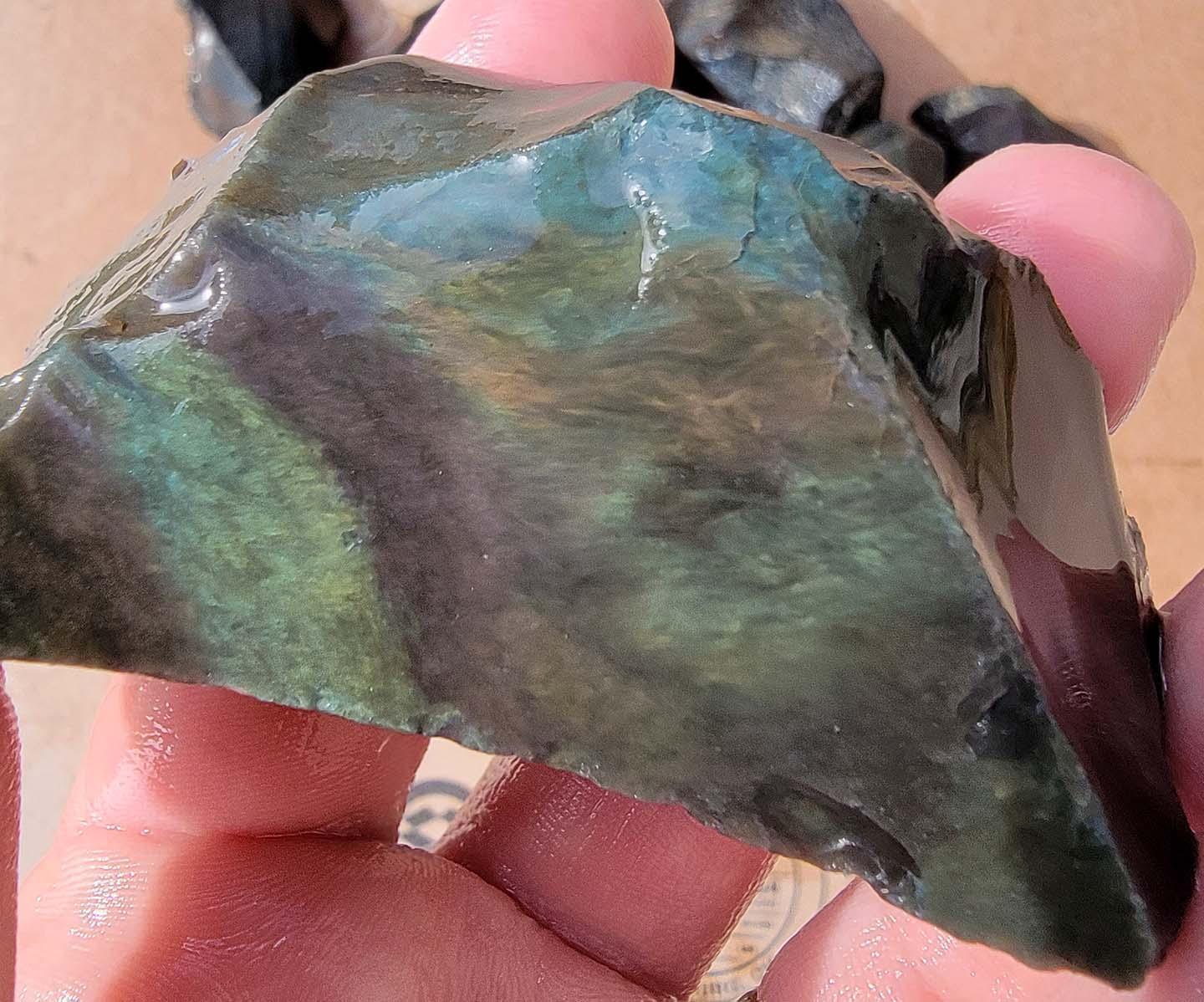 Random Pull RARE Mexican Velvet Obsidian Rough! Old Stock!