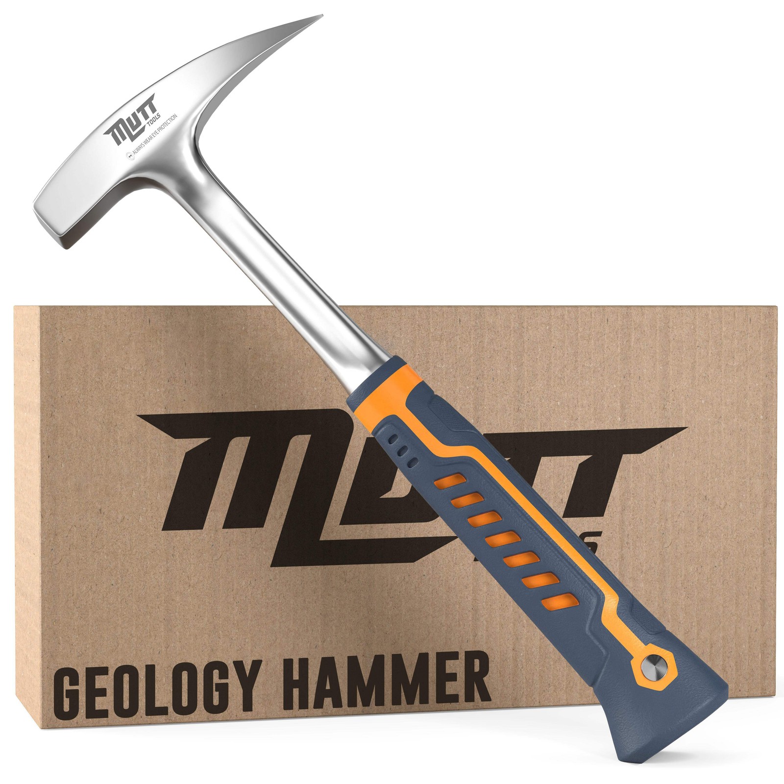 Rock Hammer – Heavy Duty 22oz Rock Pick Hammer – Rock Hammer Geology Tools, Geol