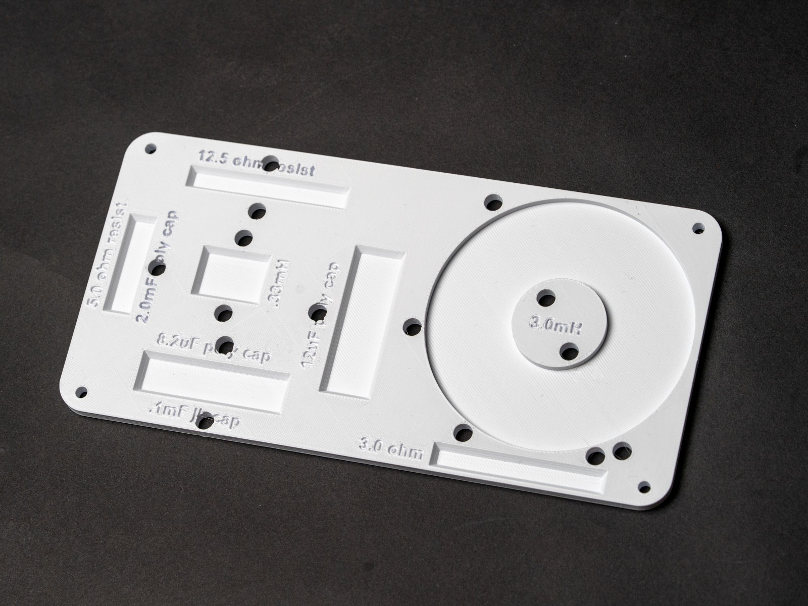 GR Research X-LS Encore Speaker Crossover Mounting Card