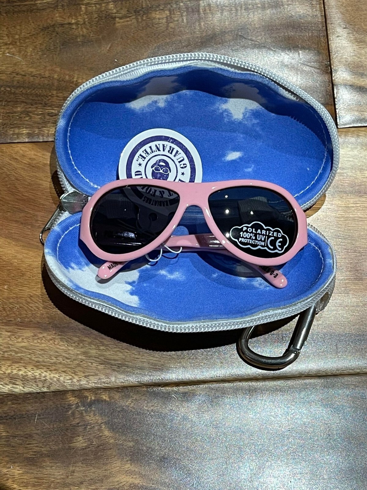 Babiators Pink Rad Rainbow Age 0-3 Polarized Sunglasses for Toddler and Infants