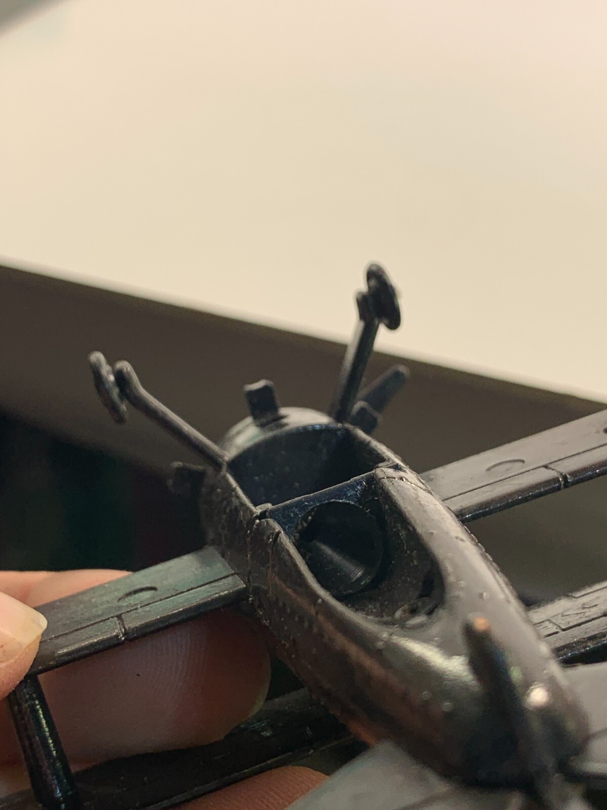 Vintage Die-Cast Pencil Sharpener Old Style Biplane PSF2