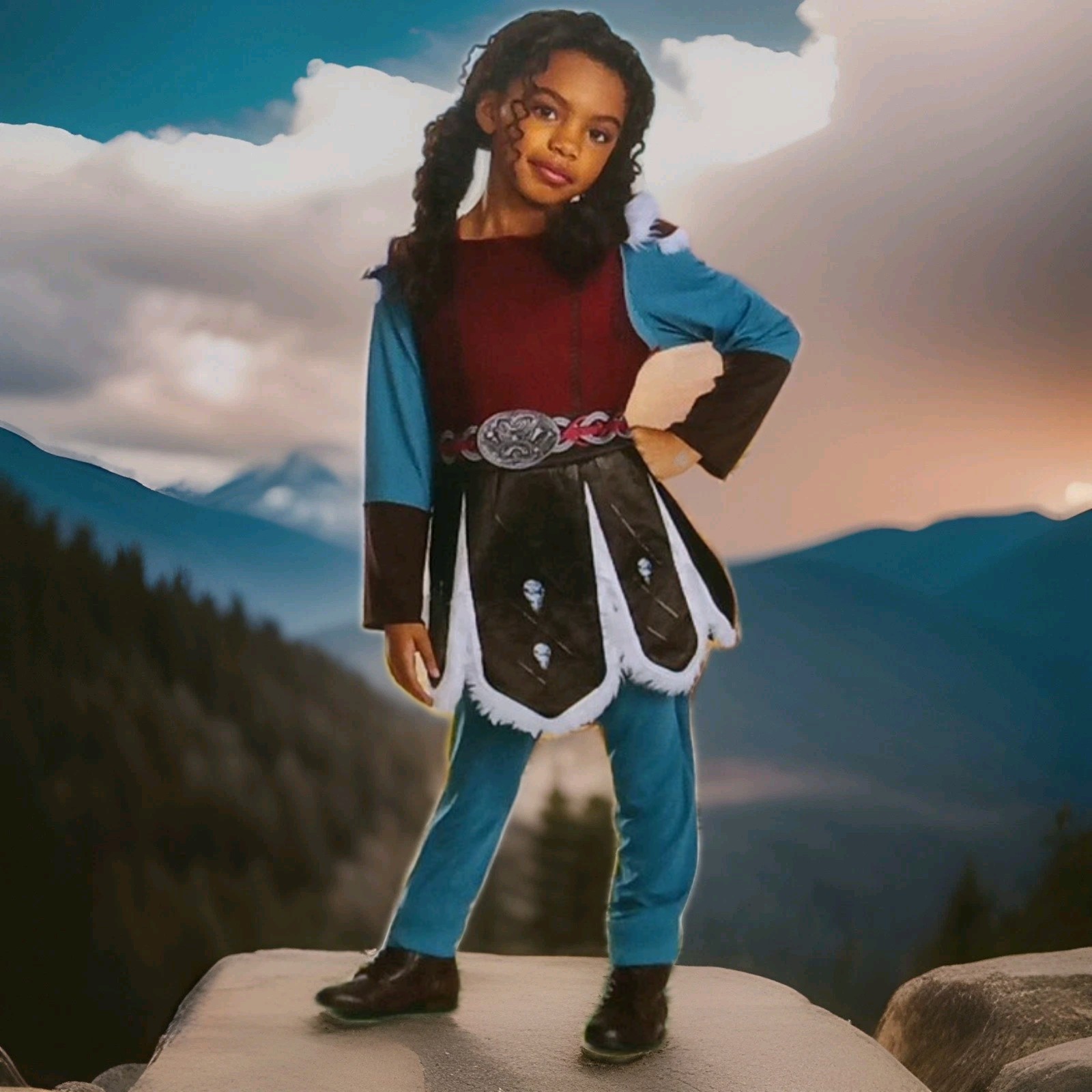 How to Train Your Dragon Astrid Costume XS 4/5 Girls  Disguise Brand Halloween