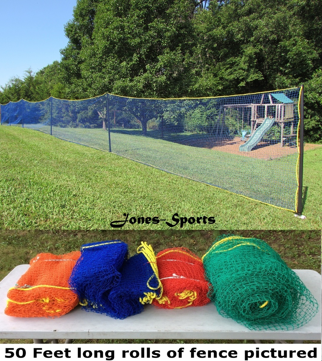 Jones-Sports Outfield Fence 4' x 50' Baseball, Softball, Basketball, Volleyball