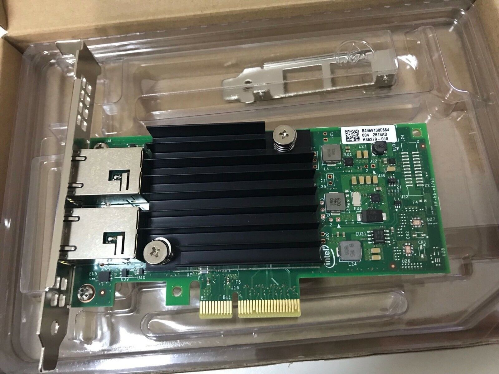 DELL Intel X550-T2 2port 10Gb Ethernet PCIe Network Adapter 4V7G2 HWWN FKHKC US