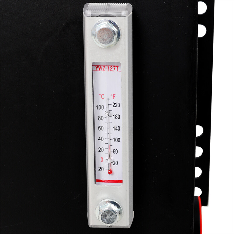 25 Gallon 12 Gauge Steel Hydraulic Fluid Reservoir Tank w/ Temp and Sight Gauge