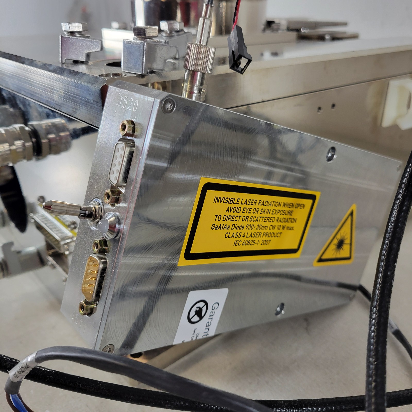 Lot of 2 Bruker UHV-Compatible XY Stage High Vacuum Mass Spectrometer Chamber