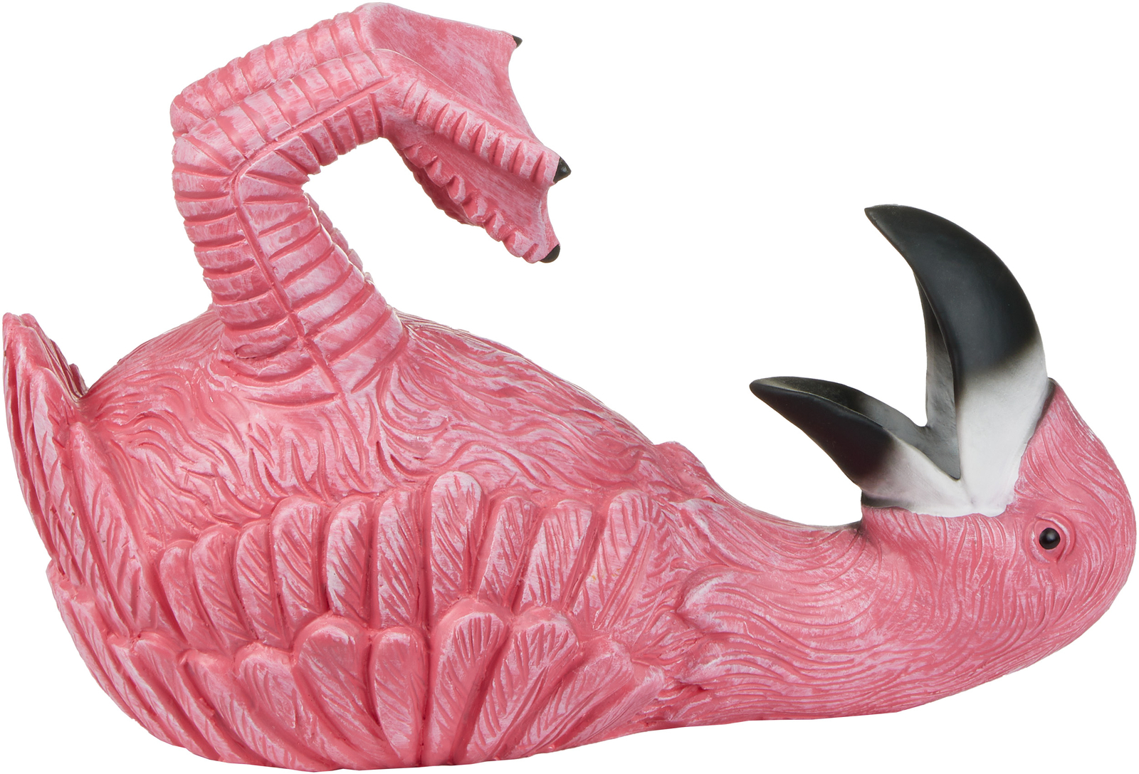 BRUBAKER Wine Bottle Holder Thirsty Flamingo - Drunk Animals - Polyresin
