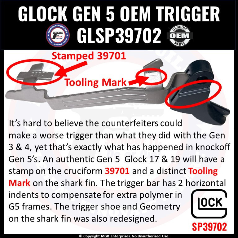 Glock 26 Lower Part Kit Gen 5 OEM G26 LPK Complete