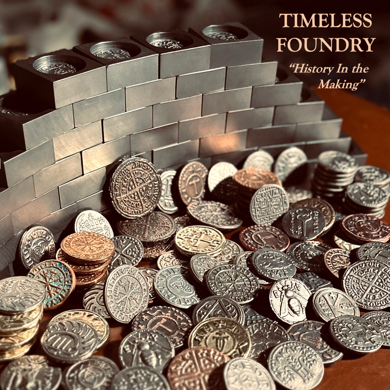 SWINDICA HALF GROSCHEN [1526 A.D.] - (2 Sided) Graphite Coin Mold