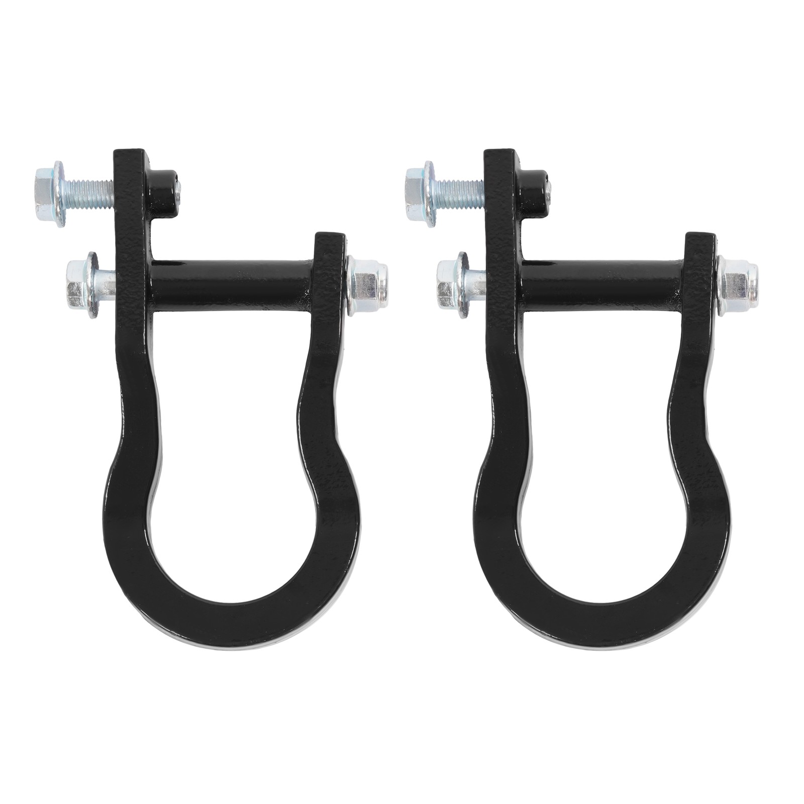 1Pair Tow Hooks For Chevrolet Silverado GMC Sierra 1500 07-19 Black #84072463
