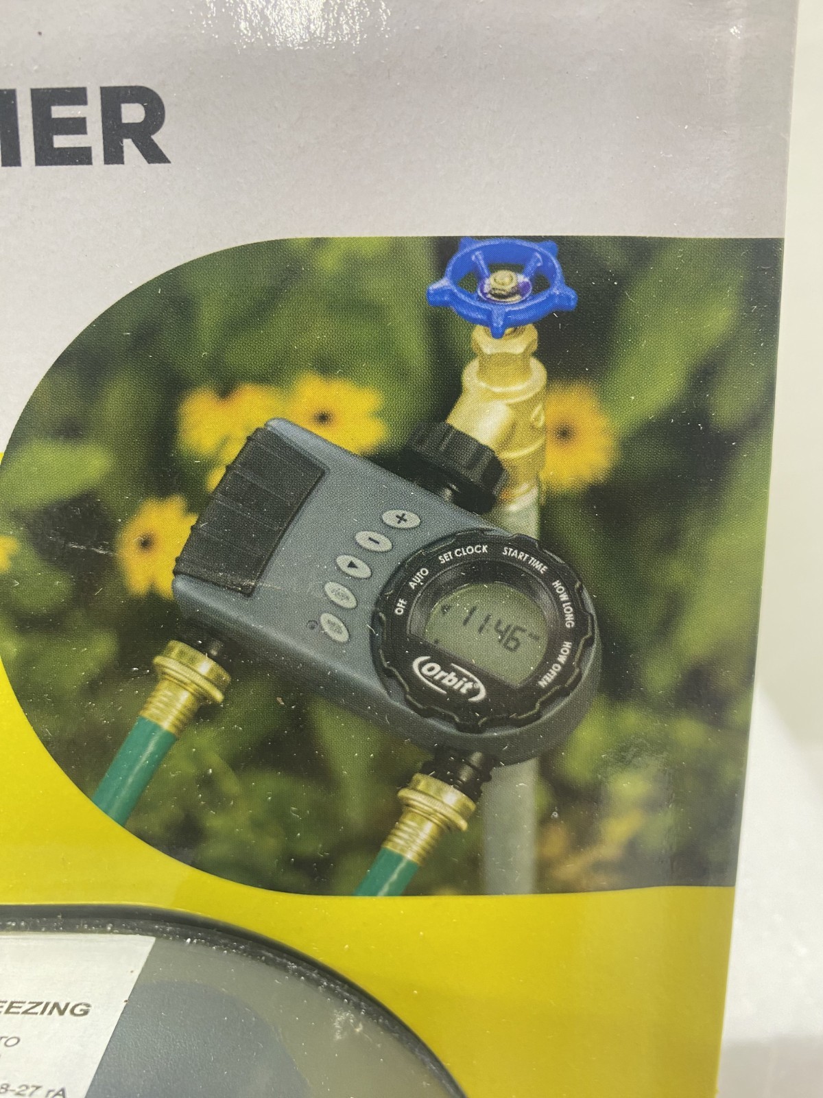 ORBIT #24713 PROGRAMMABLE WATERING TIMER. 2 HOSE CONTROL. NEW IN PACKAGE.