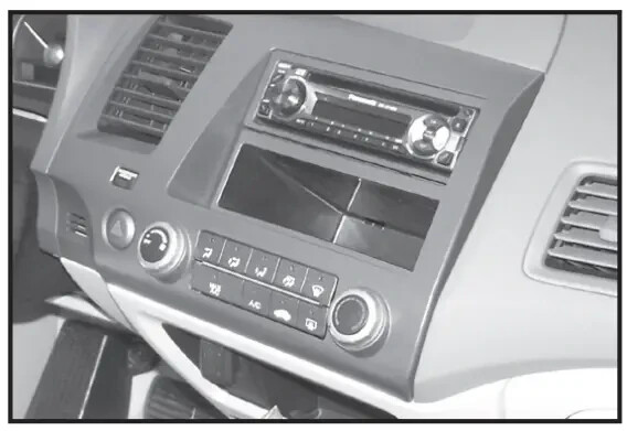 METRA 99-7816G / S-DIN or D-DIN CAR RADIO DASH KIT FOR HONDA CIVIC 2006-2011 ***