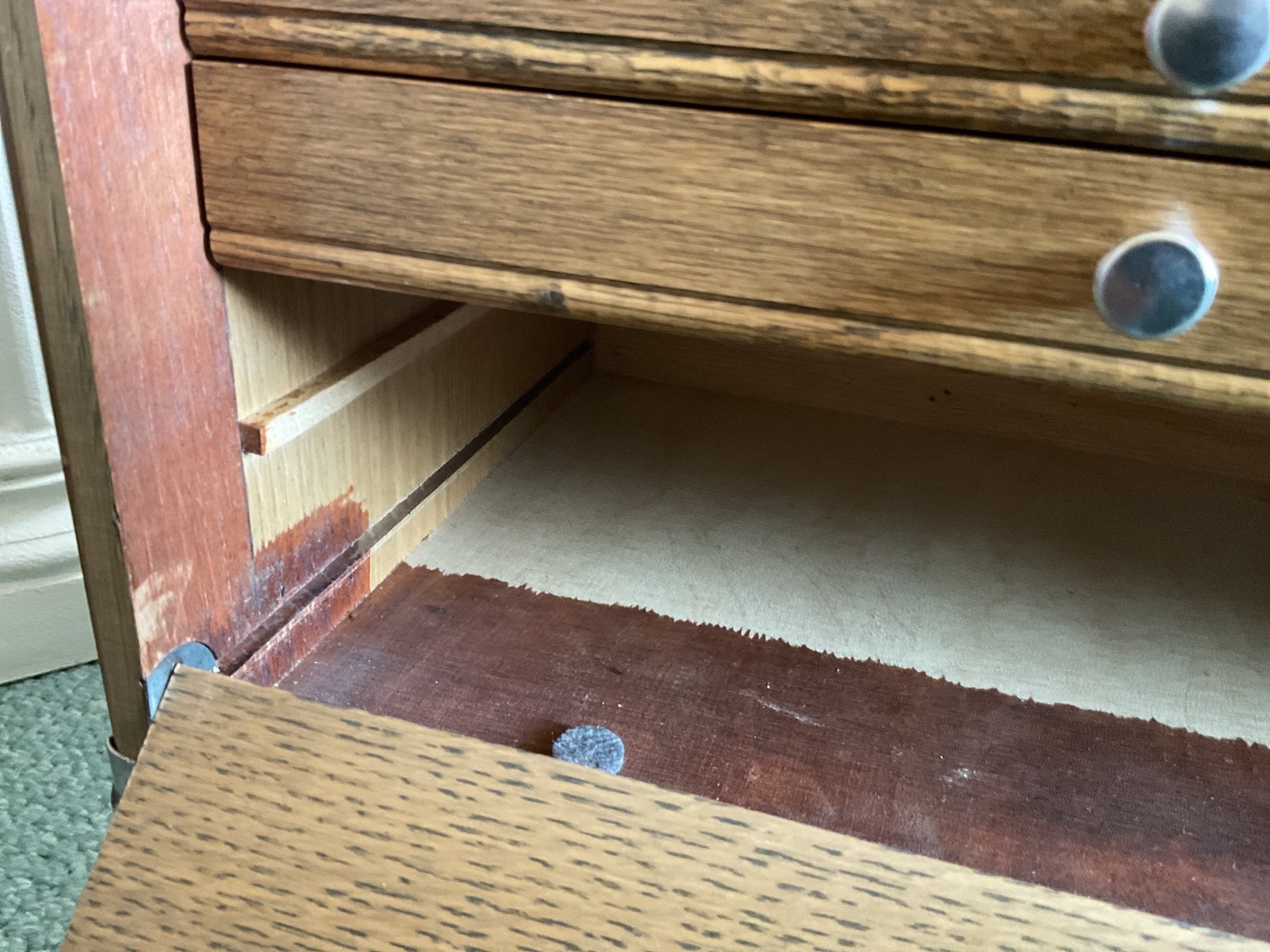 1979 GERSTNER & SONS MODEL 052 JOURNEYMAN MACHINISTS 11-DRAWER WOOD TOOL BOX