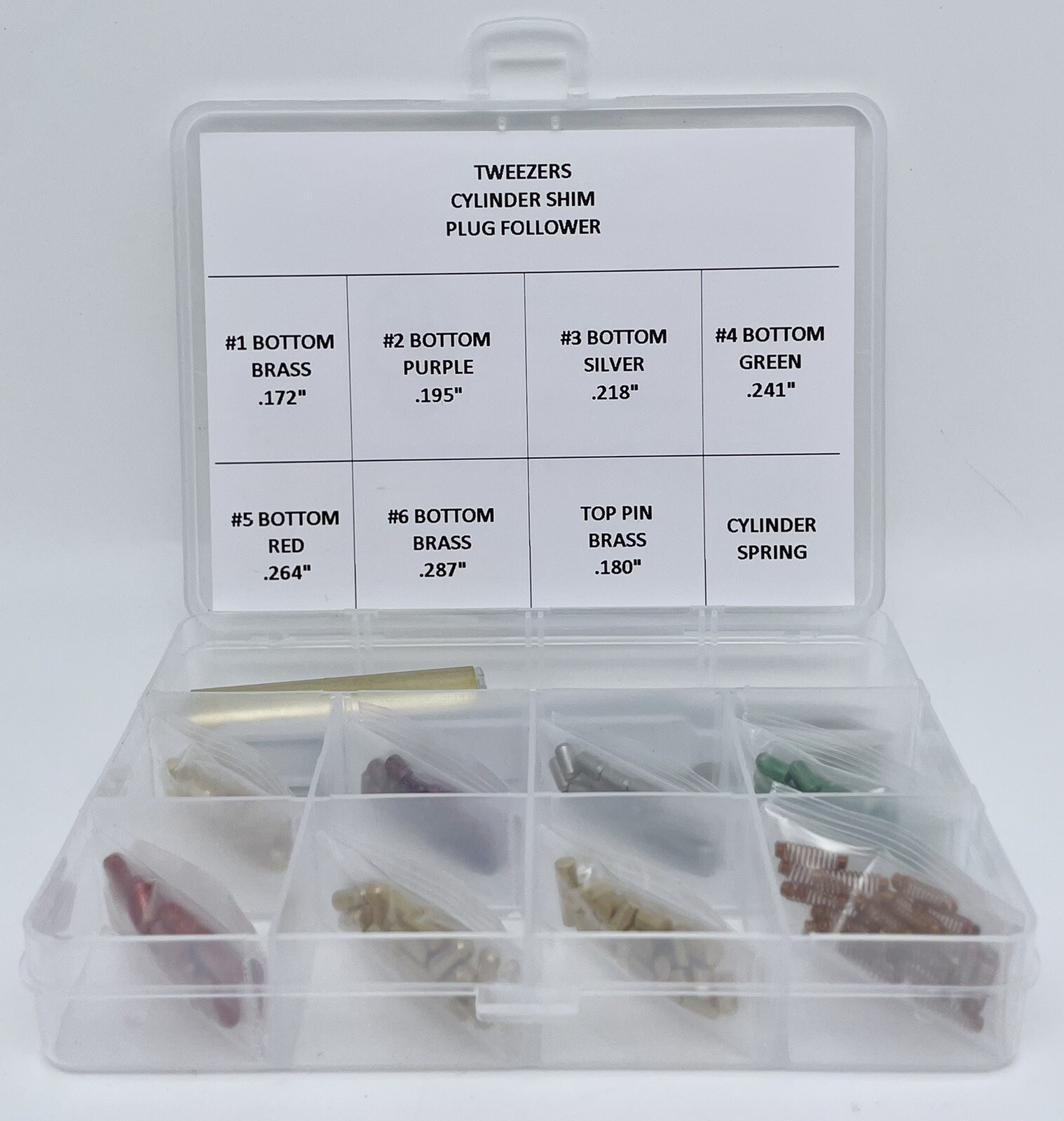 Keying Kit for KWIKSET Lock Cylinders; Includes Top/Bottom Pins, Springs, Tools
