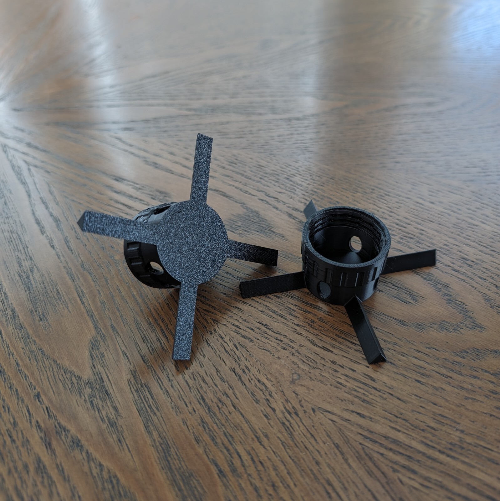 Set of soda bottle adapters for self watering microgreen grower