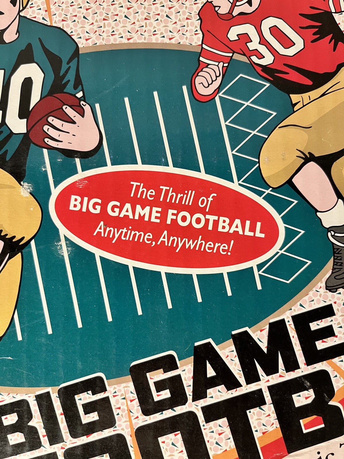 Vintage Schylling Big Game Football Classic Tin Football Game NOS