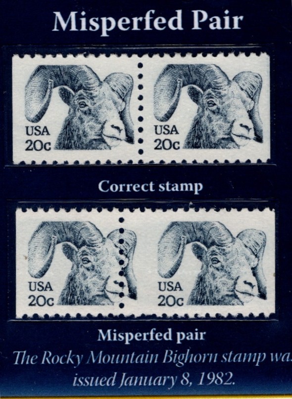 Centsational MNH EFO Error Extraordinary US Stamp Errors Folio