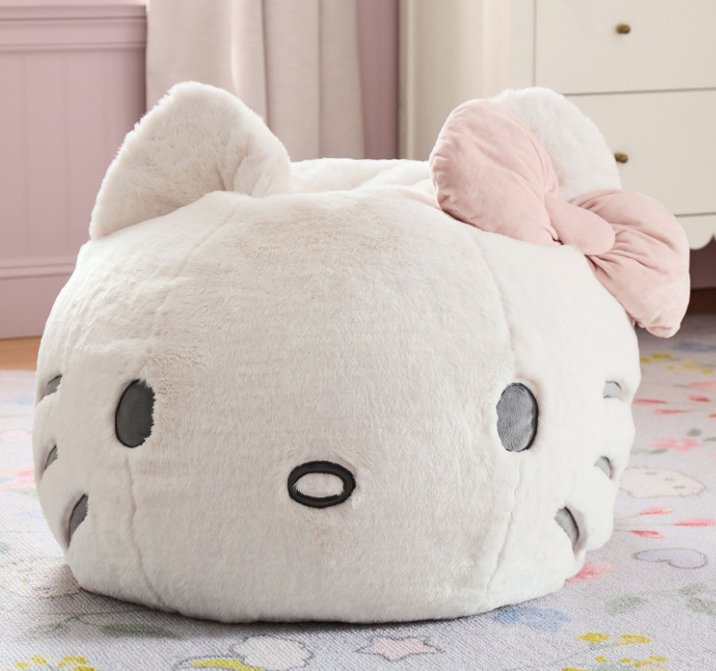 Pottery Barn Kids Hello Kitty Anywhere Bean Bag Beanbag Chair Slipcover NEW