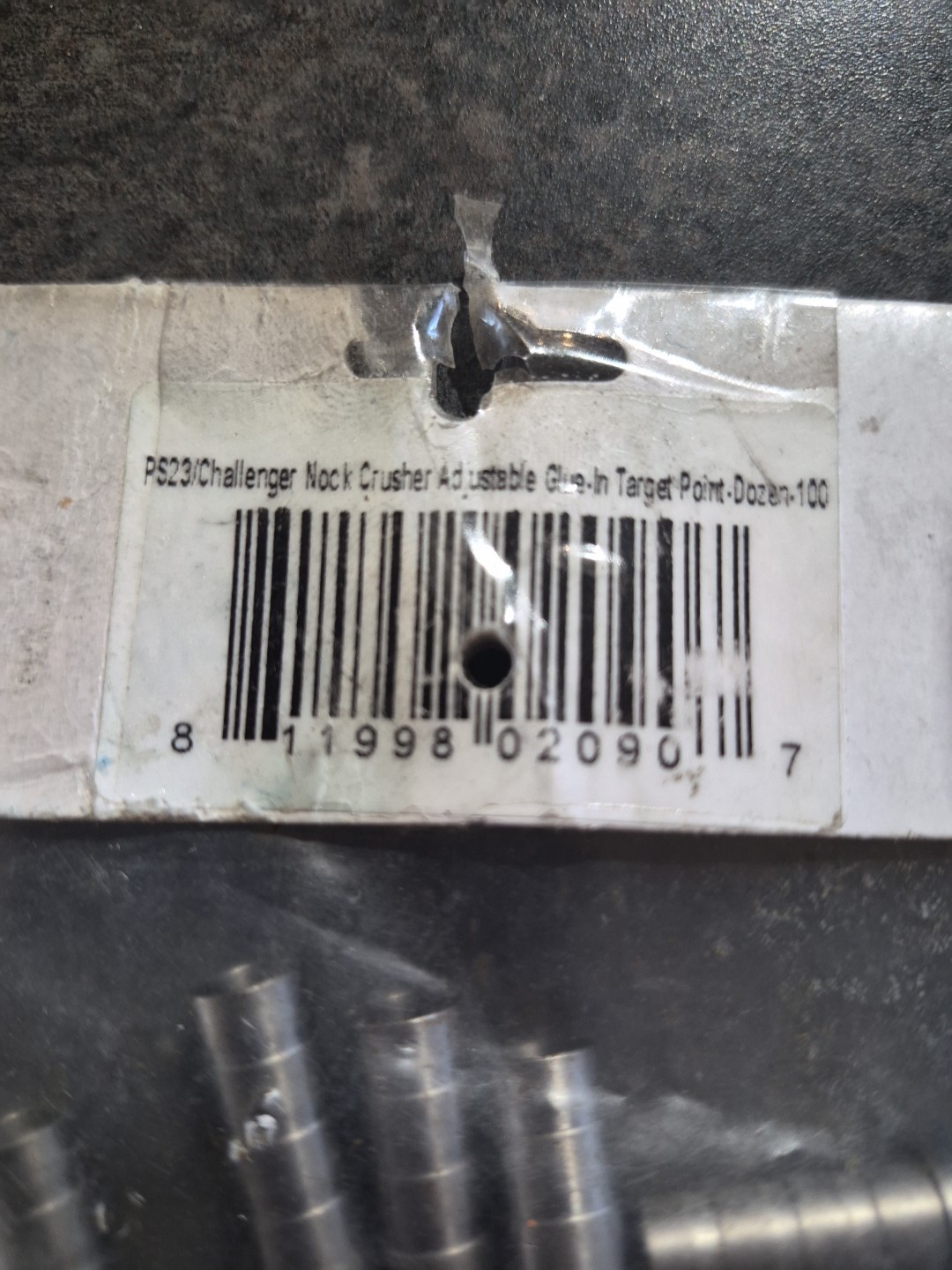 Black Eagle Challenger & PS23 Nock Crusher Adjustable Glue-In Target Point - Doz