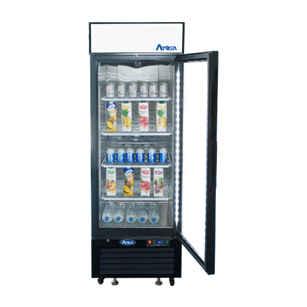Atosa MCF8722GR, 1 GLASS Door REFRIGERATOR