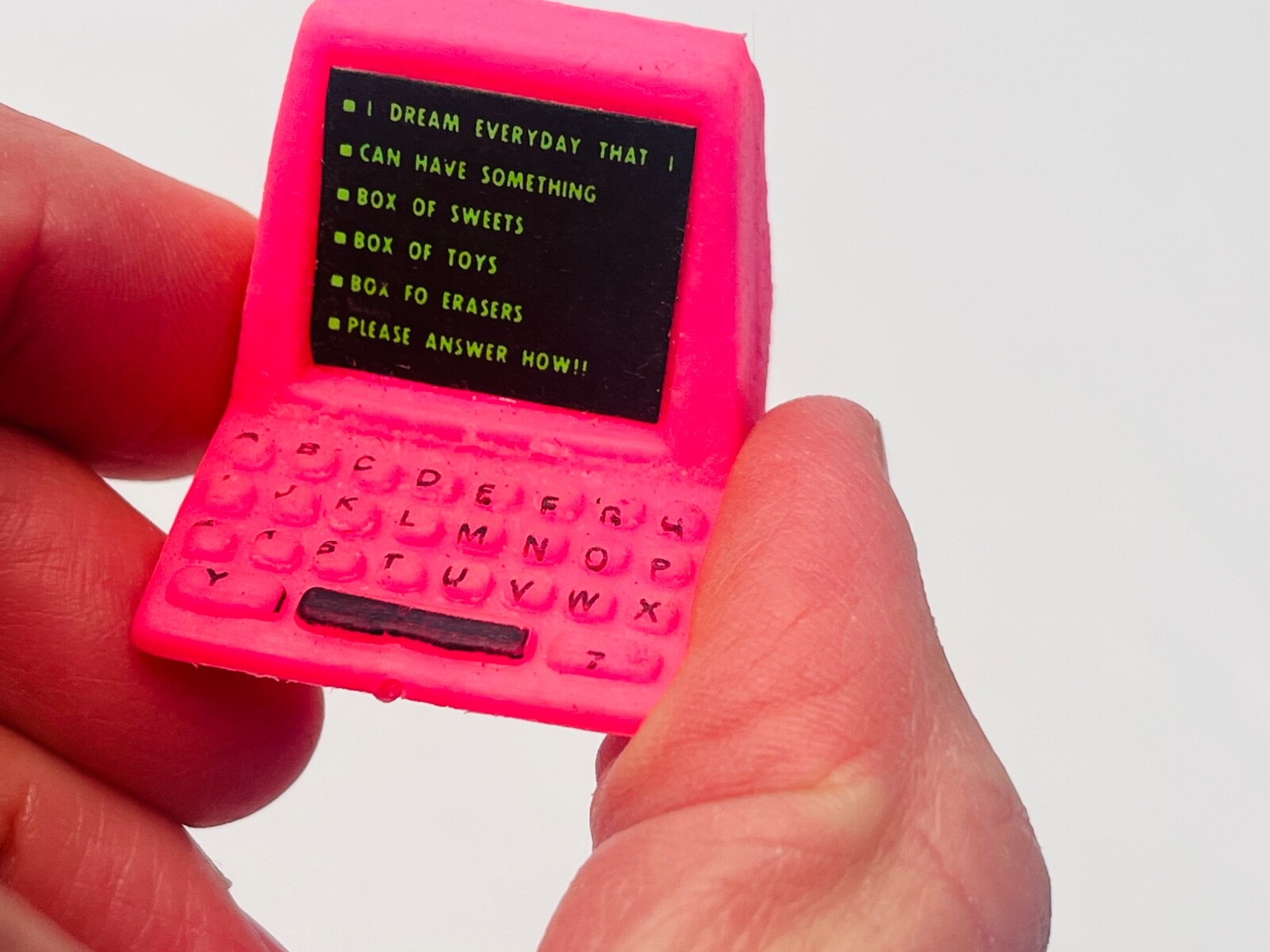 Vintage 1980s Desktop Computer Erasers Set Novelty Collectible Cool Retro BIN 21