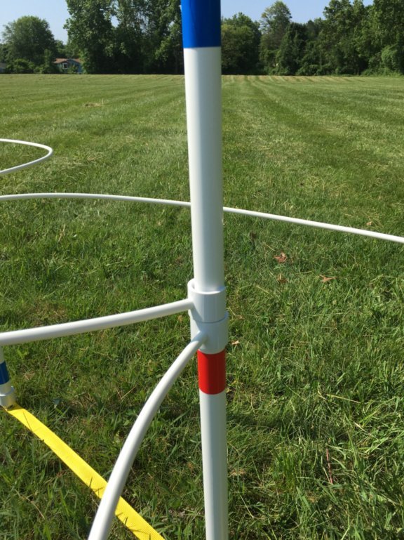 Dog Agility Equipment six Weave Poles with Guide Wires ⭐⭐⭐⭐⭐