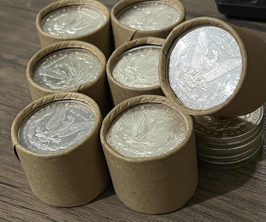 1878-1904 SILVER MORGAN DOLLAR $10 ROLL SALE AU-BU P,O,CC SET LIQUIDATION OBW
