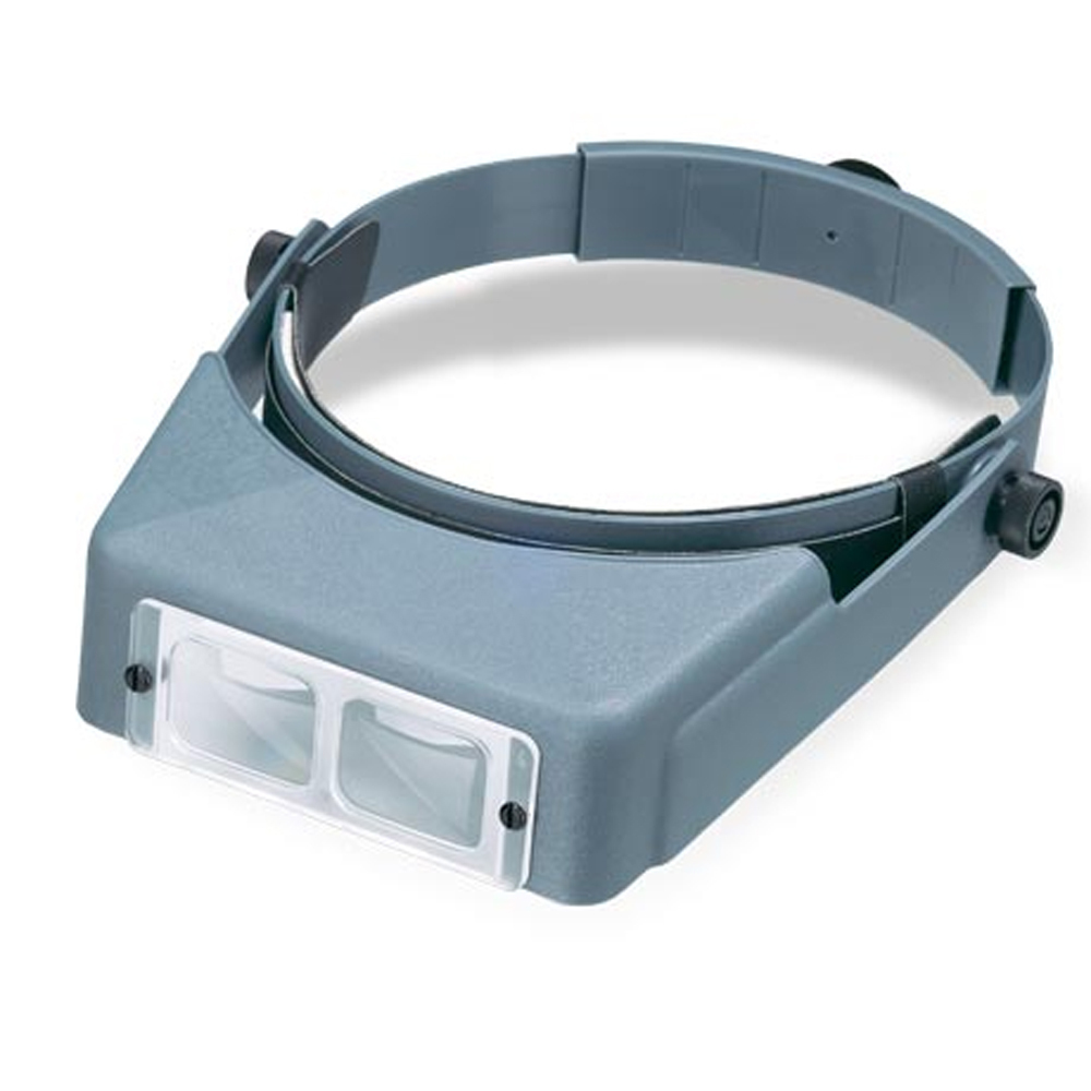 Donegan LX-4 OptiVisor® AL Binocular 2X Magnifier. Adjustable Headband Style