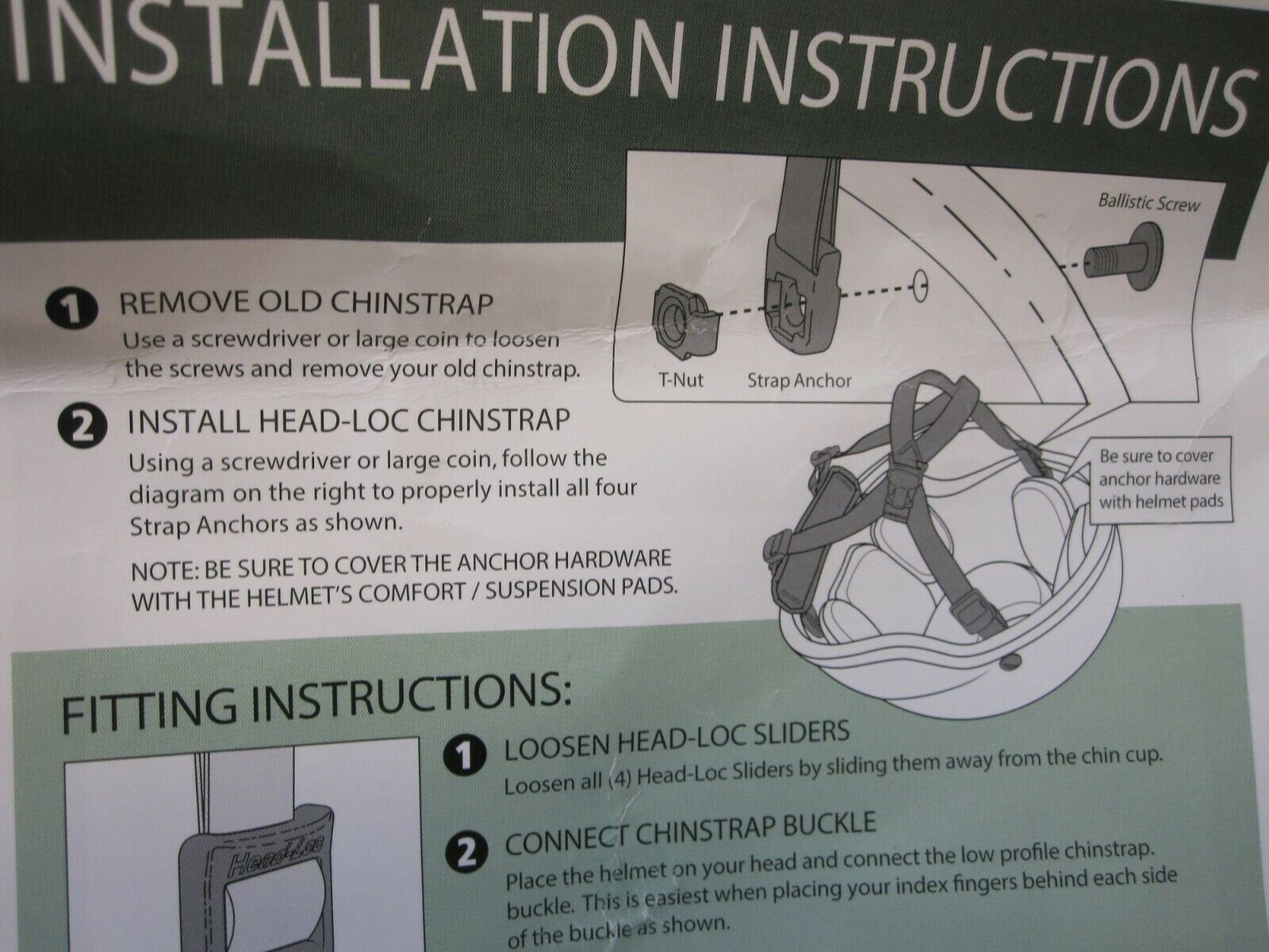 IMPROVED 4 POINT CHIN STRAP COYOTE/TAN H-NAPE ACH HELMET RETENTION SYSTEM