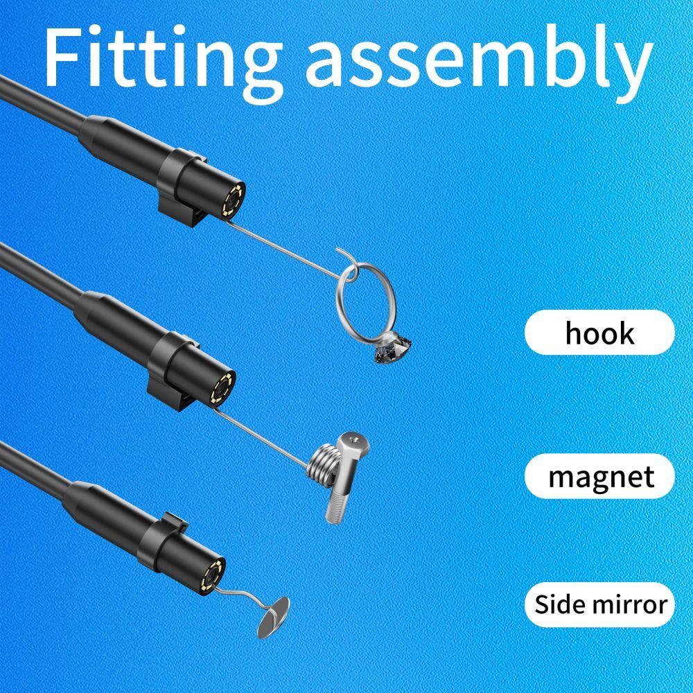 Direct Plug To iPhone iOS Borescope Endoscope Snake Inspection Camera Waterproof