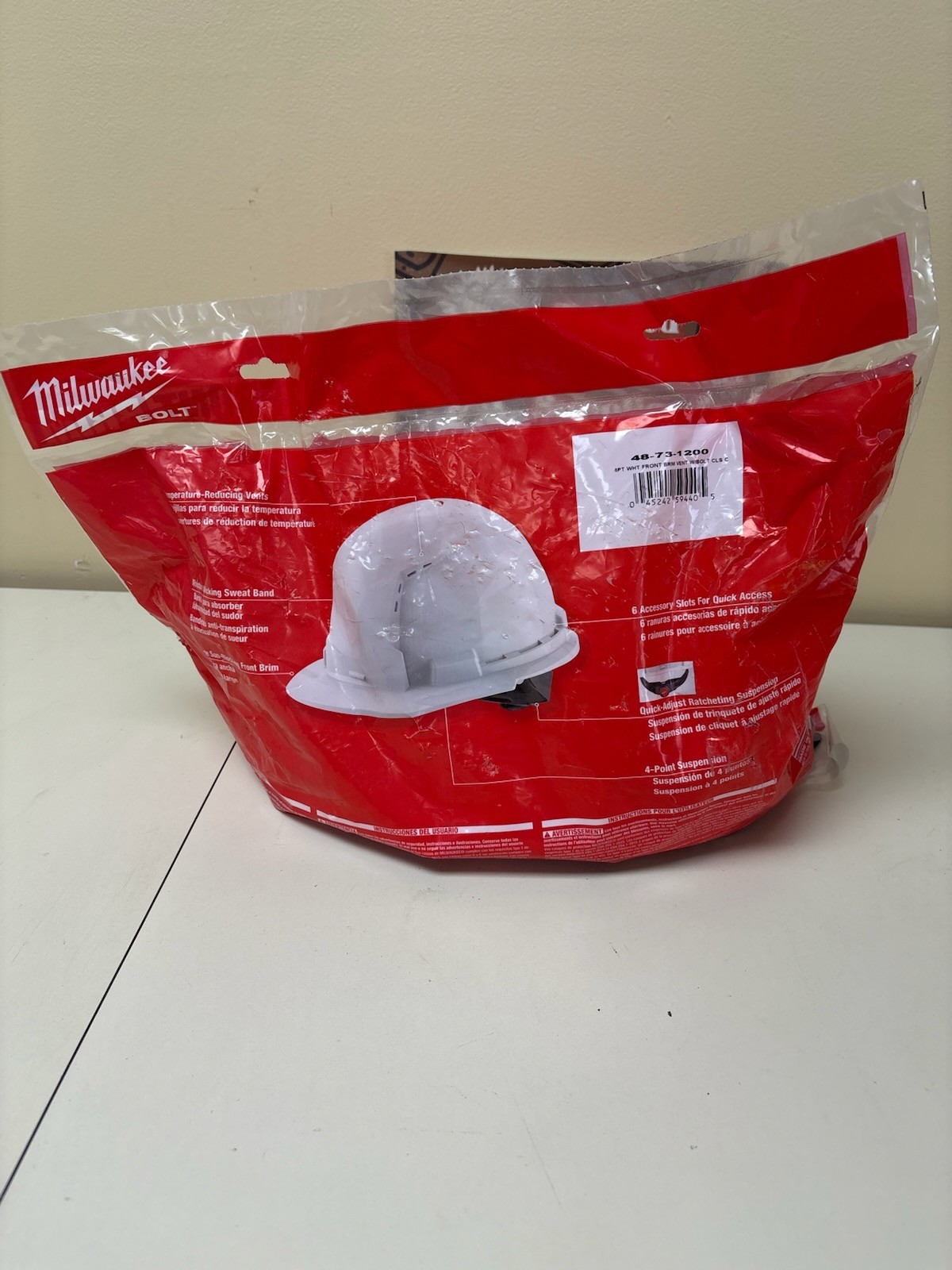 MILWAUKEE 48-73-1200 4PT WHT FRONT BRM VENT W/BOLT CLS C